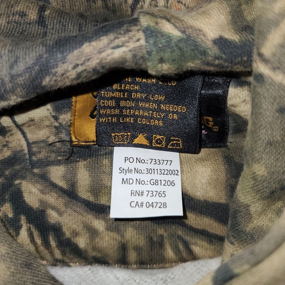 Browning For Her Camo Hoodie Pink Buckmark Logo Women's Medium Hunting - Picture 7 of 14